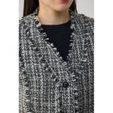 ツイードフリンジベスト | AZUL BY MOUSSY | 詳細画像7 