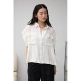シアー半袖デザインシャツ | AZUL BY MOUSSY | 詳細画像2