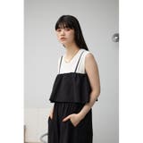 レイヤードデザインサロペット | AZUL BY MOUSSY | 詳細画像2 
