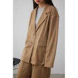 BEG | ソフトタッチルーズテーラードジャケット | AZUL BY MOUSSY