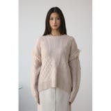 スイッチングフリンジニット | AZUL BY MOUSSY | 詳細画像5