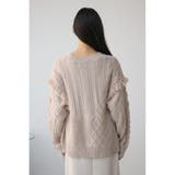 スイッチングフリンジニット | AZUL BY MOUSSY | 詳細画像7