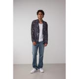 シアーマーブル総柄シャツ | AZUL BY MOUSSY | 詳細画像15 