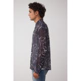 シアーマーブル総柄シャツ | AZUL BY MOUSSY | 詳細画像17 