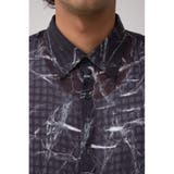 シアーマーブル総柄シャツ | AZUL BY MOUSSY | 詳細画像19 