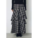 アシンメトリーティアードスカート | AZUL BY MOUSSY | 詳細画像8