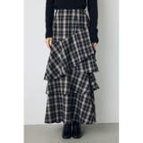 アシンメトリーティアードスカート | AZUL BY MOUSSY | 詳細画像9