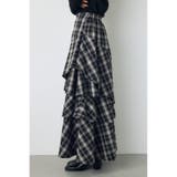 アシンメトリーティアードスカート | AZUL BY MOUSSY | 詳細画像10