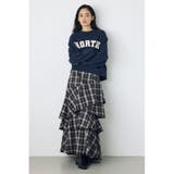 アシンメトリーティアードスカート | AZUL BY MOUSSY | 詳細画像16
