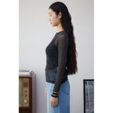 シアーラメ長袖トップス | AZUL BY MOUSSY | 詳細画像5 