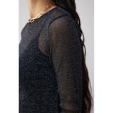 シアーラメ長袖トップス | AZUL BY MOUSSY | 詳細画像8 