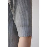 シアー切替5分袖リブニットトップス | AZUL BY MOUSSY | 詳細画像29