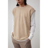 柄BEG5 | フェイクレイヤードベストセットロングT | AZUL BY MOUSSY