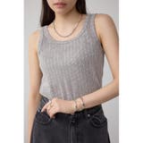 GRY | 2WAYリブタンクトップ | AZUL BY MOUSSY