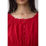 ギャザーフリル2WAYブラウス | AZUL BY MOUSSY | 詳細画像33 