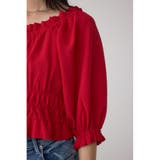 ギャザーフリル2WAYブラウス | AZUL BY MOUSSY | 詳細画像35 