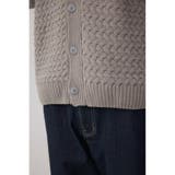 バスケット編みマットモールカーディガン | AZUL BY MOUSSY | 詳細画像33 