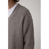 バスケット編みマットモールカーディガン | AZUL BY MOUSSY | 詳細画像31 