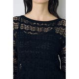 クロシェフレアスリーブニットトップス | AZUL BY MOUSSY | 詳細画像16 