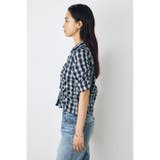 チェックシャーリング半袖シャツ | AZUL BY MOUSSY | 詳細画像18