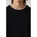 ワッフルレイヤードニット | AZUL BY MOUSSY | 詳細画像8
