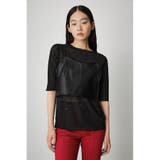 FAUX LEATHER BUSTIER SET TOPS | AZUL BY MOUSSY | 詳細画像4