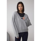 Vネックフリンジスウェッターニット | AZUL BY MOUSSY | 詳細画像25
