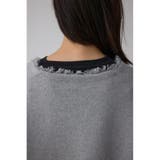 Vネックフリンジスウェッターニット | AZUL BY MOUSSY | 詳細画像31