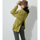 BACK SLIT CROCHET KNIT | AZUL BY MOUSSY | 詳細画像12