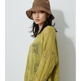 BACK SLIT CROCHET KNIT | AZUL BY MOUSSY | 詳細画像13