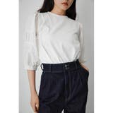 WHT | SLEEVE SWITCHING DESIGN TOPS | AZUL BY MOUSSY