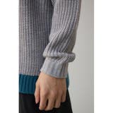 スウィッチングブランケットステッチニット | AZUL BY MOUSSY | 詳細画像34 