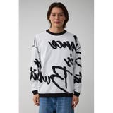 ジャガードロゴビッグニットトップス | AZUL BY MOUSSY | 詳細画像25