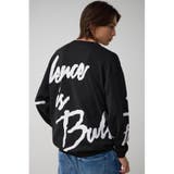 ジャガードロゴビッグニットトップス | AZUL BY MOUSSY | 詳細画像14