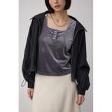 BLK | ナイロントラックラインジャケット | AZUL BY MOUSSY