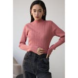 ランダムリブハイネックニットトップス | AZUL BY MOUSSY | 詳細画像39