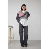 ブロッキンググラデーションカーディガン | AZUL BY MOUSSY | 詳細画像4