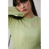 シアーランダムリブニットトップス | AZUL BY MOUSSY | 詳細画像11