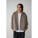 起毛スタンドカラージップアップブルゾン | AZUL BY MOUSSY | 詳細画像34 