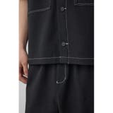 アウトステッチブッチャーシャツ | AZUL BY MOUSSY | 詳細画像11 
