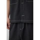 アウトステッチブッチャーシャツ | AZUL BY MOUSSY | 詳細画像11