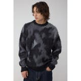 起毛総柄ニット | AZUL BY MOUSSY | 詳細画像3