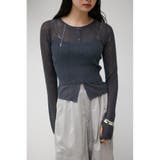 C.GRY | シアーニットカーディガンキャミセット | AZUL BY MOUSSY