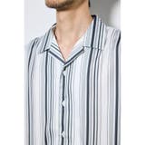 マルチストライプ半袖シャツ | AZUL BY MOUSSY | 詳細画像8 