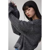 ダメージニットトップス | AZUL BY MOUSSY | 詳細画像1
