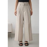 イージーケアリネンライクベルトワイドパンツ | AZUL BY MOUSSY | 詳細画像16 