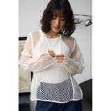 パターンメッシュプルオーバー | AZUL BY MOUSSY | 詳細画像1
