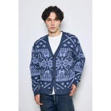 柄BLU5 | オルテガ柄カーディガン | AZUL BY MOUSSY
