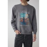 GRY | フェイドプリントスウェットトップス | AZUL BY MOUSSY