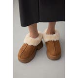 厚底ムートンヒールデザインスリッポン | AZUL BY MOUSSY | 詳細画像25 